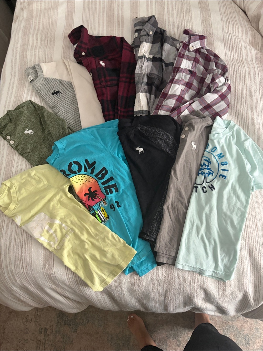 Abercrombie Boy Lot sz 7/8 GOOD CONDITION